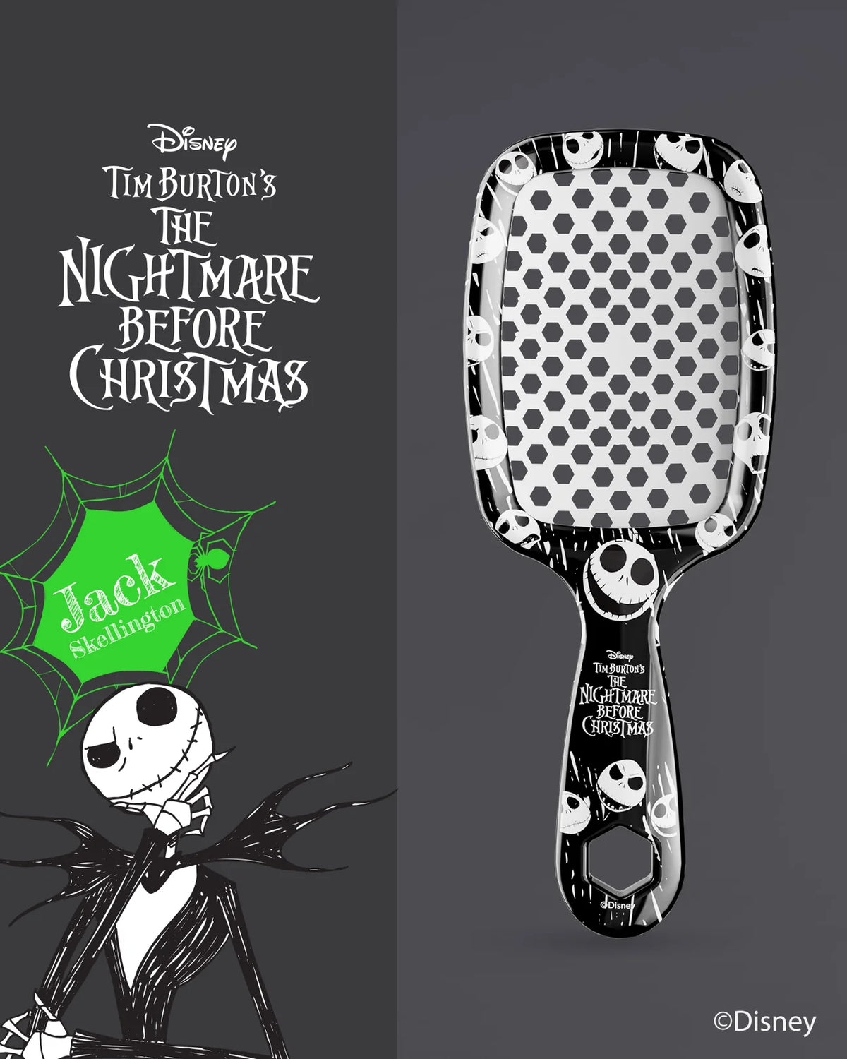 Nightmare Before Christmas Detangling Unbrush - Jack Skellington